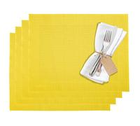 Westmark Sets de table, 4 pièces, 42 x 32 cm, Synthétique, jaune, édition Saleen : Home, 01210247150