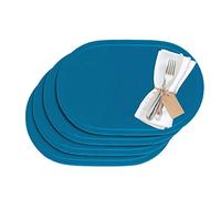 Westmark Sets de Table, 4 pièces, 45,5 x 29 cm, Vinyle, Bleu (bleu ciel), édition Saleen : Fun