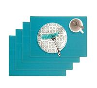 Westmark Sets de Table, 4 pièces, 45 x 32,5 cm, polypropylène, alimentaire, essuyable, turquois, édition Saleen : Coolorista