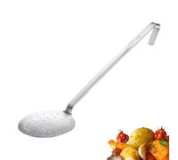 Westmark Skimmer Pro - Louche en acier inoxydable avec crochet de suspension - Louche parfaite pour écumer, frire et cuisine professionnelle - Argent, Ø 12 cm