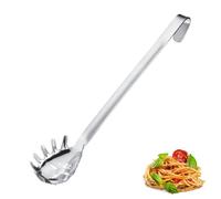 Westmark Spaghetti Spoon Pro - Cuillère à pâtes en acier inoxydable avec pointes rondes - Cuillère à pâtes pratique pour spaghettis, nouilles & Co - Argent, 39,5 cm