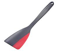 Westmark Spatule à Poêle/Grattoir avec Bord en Silicone, longueur : 31 cm, Plastique/silicone, Flexi, Noir/rouge, 15702270