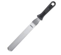Westmark Spatule Coudée Professionnelle, Angle, Flexible, Dimensions : 3,5 x 22 cm, Longueur : 39,5 cm, Acier Inoxydable/Plastique, Master Line, Noir/Argent, 31272270