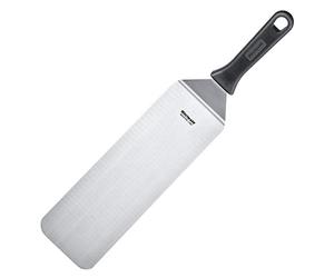 Westmark Spatule/Grattoir Professionnelle, Coudée, Flexible, Fermé, Dimensions de la Lame : 9,5 x 27,5 cm, Longueur : 43 cm, Acier Inoxydable/Plastique, Master Line, Noir/Argent, 13422270