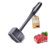 Westmark Steakmaster Black Edition - Attendrisseur de Viande et Steaker Double Face pour Steak, Barbecue et Grillades - Marteau Lourd à Viande - Anthracite