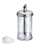 Westmark Sucrier, Capacité : 300 ml, Verre/Acier Inoxydable, New York, Argent/Transparent, 65242260