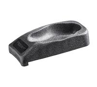Westmark Support à huîtres - avec rebord d'appui, pour une ouverture sûre | Empêche de glisser, pour la maison et la restauration, passe au lave-vaisselle, sans BPA, plastique, noir, 66142270