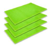 Westmark Tapis de réfrigérateur - 4 Tapis antibactériens avec Bulles d'air, Parfaits pour Conserver Les Fruits et légumes au réfrigérateur - Plastique, Vert, 522222E3