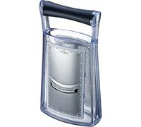 Westmark Technicus-Duo 14342270 Râpe à tour avec réservoir de collecte 23,5 cm Acier inoxydable/plastique Argent/noir/transparent