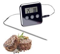 Westmark Thermomètre à viande digital 12912280, alarme, à poser ou à accrocher, inox/plastique
