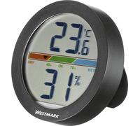 Westmark Thermomètre + Hygromètre - Idéal pour Mesurer avec Précision L'Humidité et la Température dans les Caves à Vin, les Serres Ou les Réfrigérateurs - Affichage led