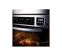 Westmark Thermomètre à Viande Digitale, Avec Fonction Alarme, A poser ou à Accrocher, Acier Inoxydable/Plastique, Argenté/Noir, 12912280