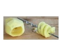 Westmark Epluche Pommes de Terre en Spirale, Longueur : 24,3 cm, Acier Inoxydable, Spiro, Argenté, 51222260