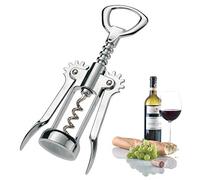 Westmark Tire-Bouchon à Levier avec Décapsuleur et Mèche avec Ame, Acier, Chromé, 60202270