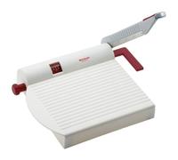 Westmark Trancheuse de Fromage, Epaisseur de Coupe Variable, Acier Inoxydable/Aluminium/Plastique, Fromarex, Blanc/Rouge/Argent, 70002260