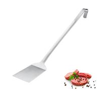 Westmark Turner Pro - Spatule en acier inoxydable avec crochet de suspension - Idéale pour les poêles, les barbecues et les cuisines professionnelles - Pelle à poêle pratique - Argent, 45 cm