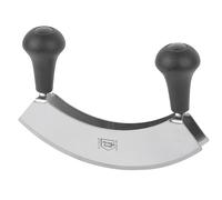 Hachoir double tranchant - Westmark - Hache-Légumes 2 Lame - Acier inox - Manches en plastique