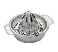 Westmark Zitronen-/Zitruspresse mit Behälter, Durchmesser: 13,8 cm, Fassungsvermögen: 350 ml, Rostfreier Edelstahl, Silber, 30942260