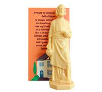 Westmon Works Statuette de St Joseph pour la Vente de Maisons avec Carte d'instructions et prière de Maison - Beige - 7,6 x 30,5 cm