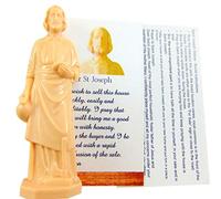 Westmon Works Statuette Saint Joseph pour la Vente de Maisons avec Carte et prière de Maison