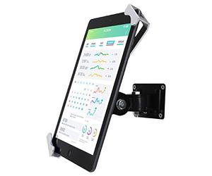 WeSTRUGGLE Support mural pour tablette avec verrou de sécurité pour tablette de 8 à 11" Argenté