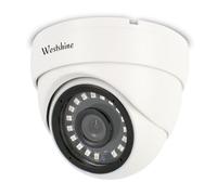 WESTSHINE Caméra de sécurité analogique 4 en 1 HD 1080p (AHD/TVI/CVI/CVBS), objectif 2,8 mm, vision nocturne infrarouge, grand angle, caméra dôme avec boîtier en métal BNC filaire pour surveillance à