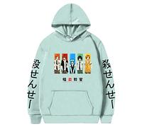 westtrend Anime Assassination Classroom Hoodies Anime Karma Akabane Cosplay Sweatshirts Nagisa Shiota Hoodies Friends Loose Pullover for Men Women