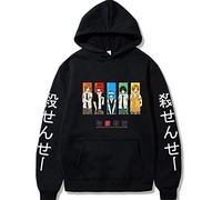 westtrend Anime Assassination Classroom Hoodies Anime Karma Akabane Cosplay Sweatshirts Nagisa Shiota Hoodies Friends Loose Pullover for Men Women