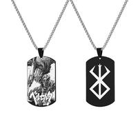 westtrend Anime Berserk Guts Collier Cosplay Griffith Egg Of King The Golden Age Arc Pendentif Swordsman Guts Peripheral Ornament Fashion Jewelry