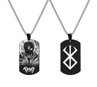 westtrend Anime Berserk Guts Collier Cosplay Griffith Egg Of King The Golden Age Arc Pendentif Swordsman Guts Peripheral Ornament Fashion Jewelry