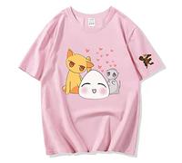 westtrend Anime Fruits Basket Kyo Souma T-Shirts Unisexe Kawaii Cartoon T-Shirts Sohma Kyo Kawaii Cat Pull Fruits Basket Kyo Cosplay T-Shirts Top
