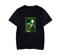 westtrend Anime Shadows House T-Shirt personnalité Bandes dessinées Harajuku Pull à Manches Courtes Hauts de Mode Emilico Sweat pour Hommes Femmes