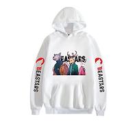 westtrend BEASTARS Sweat à Capuche Unisexe 2D esthétique Anime Sweat à Capuche décontracté Sport Doux col roulé Sapin Printemps, Automne et Hiver Peut être porté