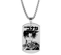 westtrend Collier Conan Détective Pendentif Conan Collier Ai Haibara Chaîne Ran Mouri Petite figurine de dessin animé Chaîne Kudou Shinichi Edogawa Conan Cadeau créatif