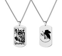 westtrend Collier EVA Evangelion Collier Rei Ayanami Collier Asuka Langley Souryuu Collier Cosplay Shinji Ikari Collier EVA Ange Cosplay Pour les fans d'Anime