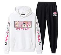 westtrend Costumes Hommes et Femmes Shikimori's Not Just a Cutie Ensembles de Sweat et Pantalons à Capuche Imprimés Décontractés Anime Shikimori Costumes de Cosplay