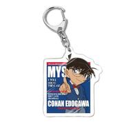 westtrend Detective Conan Keychain Conan Edogawa Acrylic Pendant Heiji Hattori Keychain Kaito Kuroba Ai Haibara Key Ring Tooru Amuro Case Closed Ornament Novelty Gift Accessories