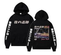 westtrend Japan Classic Anime Film Initial D Hoodie Red Sun AE86 Pattern Hoody Top Takumi Fujiwara Hoodie Winter Outerwear Fujiwara Top