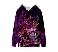 westtrend Japonais Anime The Seven Deadly Sins À Capuche Meliodas 3D Dessin Animé Sweat Pull Unisexe Cosplay À Manches Longues S-4XL