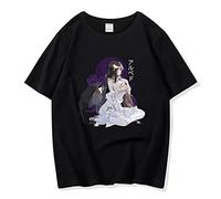 westtrend Overlord T-Shirts Unisexe Momonga Pull Albedo T-Shirts Anime Overlord Albedo T-Shirts pour Hommes Femmes