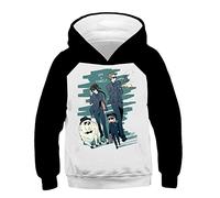 westtrend Sweat à Capuche Enfants Spy x Family personnalité Anime Harajuku Sweat Yor Forger Pull Anya Forger Sweat Loid Forger 3D Sweat à Capuche à Carreaux de Couleur