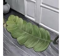 westtrend Tapis de Bain INS Style Leaf en diatomite, Tapis de Douche Ultra Absorbant pour Salle Bain et Cuisine séchage Rapide antidérapant
