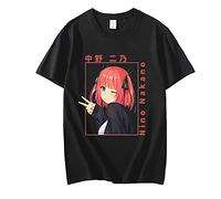 westtrend The Quintessential Quintuplets Nakano Nino T-Shirts Anime The Quintessential Quintuplets Cosplay Sweat À Manches Courtes Nakano Nino T-Shirt D'été Haut Pull