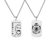 westtrend The Seven Deadly Sins Collection Collier pendentif Otaku Jewelry Meliodas Tattoo Ban King Hawk Gowther Diane Escanor Collier Jewelry for Men Gifts Halloween Colar Anime Accessories