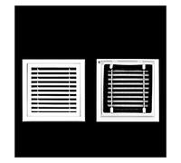 WESTUX Grilles De Ventilation 1 PC, Grille De Sortie d'air Conditionné en ABS (Color : Ventilation Grills 300x300 mm)