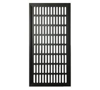 WESTUX Grilles De Ventilation, 20 Cm De Large en Alliage D'aluminium Respirant en Maille Rectangulaire for Armoire À Chaussures, Refroidissement Et Ventilation. (Size : Black 200x600 mm)