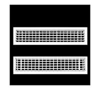 WESTUX Grilles De Ventilation, Volets De Grille De Sortie d'air De Climatisation ABS Évent D'échappement 1PC (Color : Air Vent 1000x130 mm)