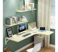 WESTWILD Table Pliante Murale de Style Moderne, Bureau Flottant, Stable et Durable, Convertible, Facile à Installer, Charge maximale de 50 kg, 5 Couleurs Disponibles (érable 110 x 60 x 40 cm)
