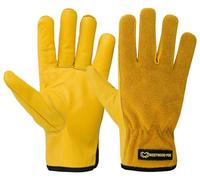 WESTWOOD FOX Gants de Travail en Cuir Résistants aux Épines - Gants de Jardinage Robustes pour Homme et Femme - Respirants, Flexibles, Durables - Tailles S à XL