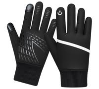 WESTWOOD FOX WFX Gants d'hiver Thermiques Enfants avec écran Tactile, antidérapants, épais, Chauds, Coupe-Vent, Gants Cyclisme garçons Filles de 6 à 12 Ans Course à Pied, Le Football